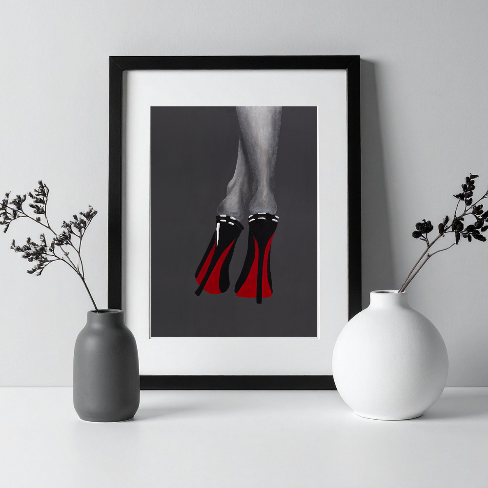 Femme en Rouge — Open Edition Print | 8x10 in.