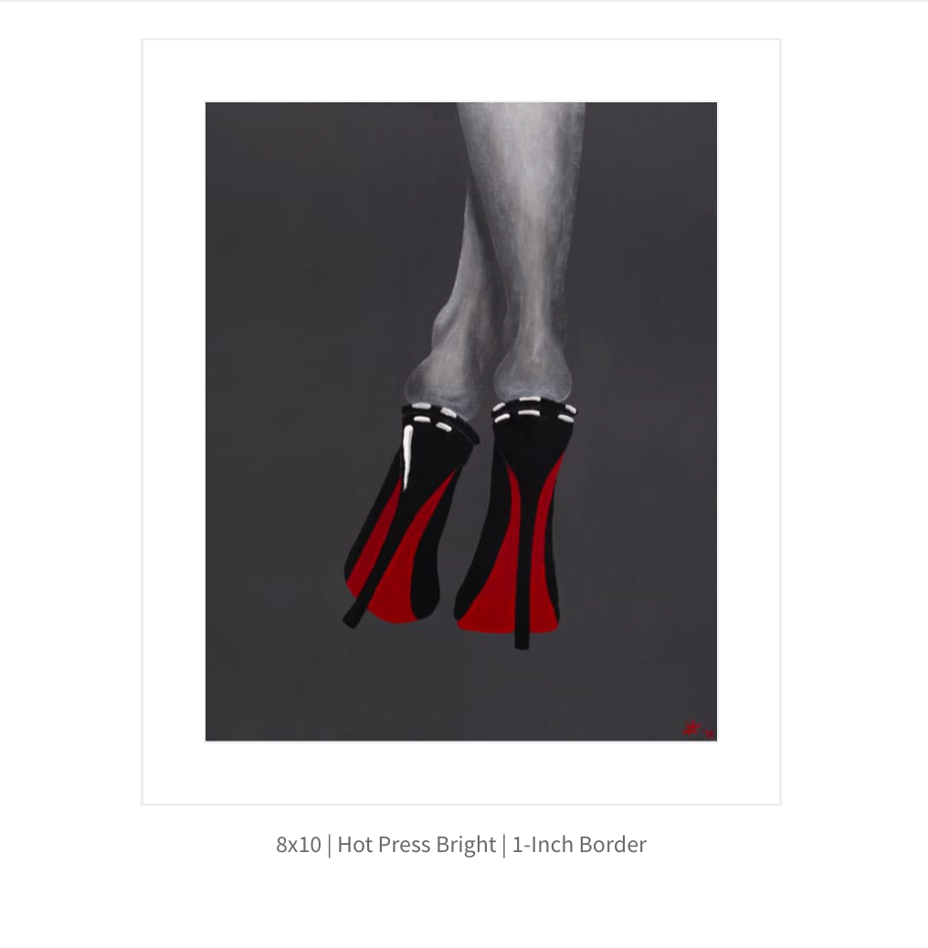 Femme en Rouge — Open Edition Print | 8x10 in.
