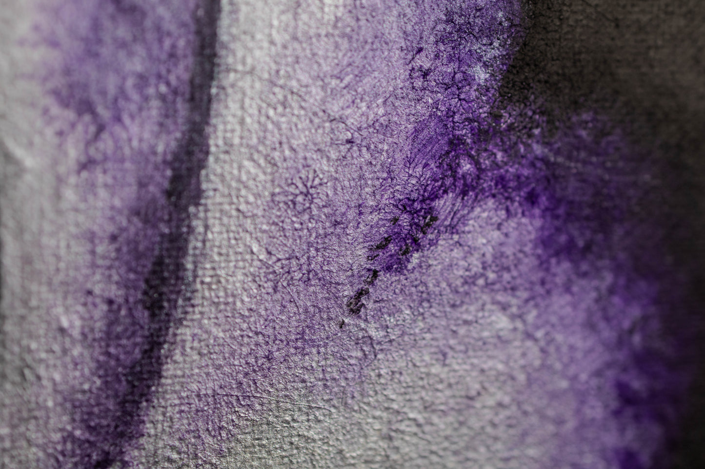 Abstract purple texture echoes The Evolution of Her — Founder’s Edition (Limited to 120), from doubt to power.